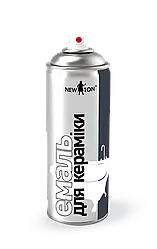 Фарба аерозольна емаль 400мл біла для кераміки та емалі Newton 207-410