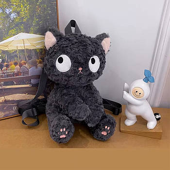 М'яка іграшка-рюкзак "Котик" (висота 32 см, 1 невелике відділення, регульовані ремінці) M 18293