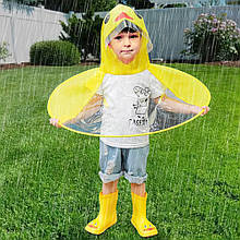 Дитячий дощовик-парасолька Baby Rain Coat розмір L, Жовтий (211)