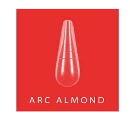 Верхні форми для нарощування Roks Arc Almond 120 шт