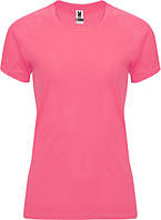 Жіноча футболка Roly Bahrein (Нежно-Розовый S)