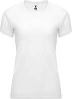 Жіноча футболка Roly Bahrein (Белый S)