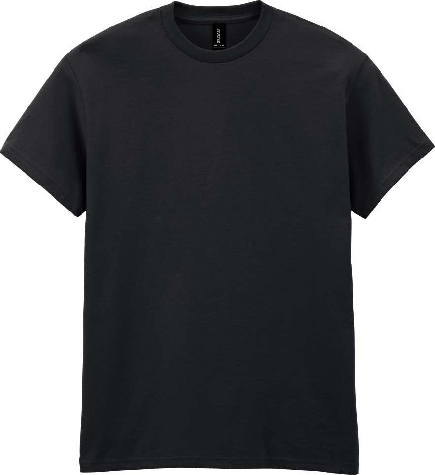 Футболка чоловіча Gildan Heavy Cotton (Черный S), фото 1