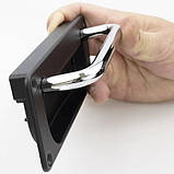 Врізна металева відкидна ручка на пружині, фото 3