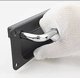 Врізна металева відкидна ручка на пружині, фото 7