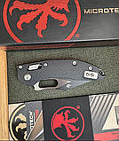 Ніж Microtech Stitch Borka G10 169RL-1 FLGTBK, фото 3