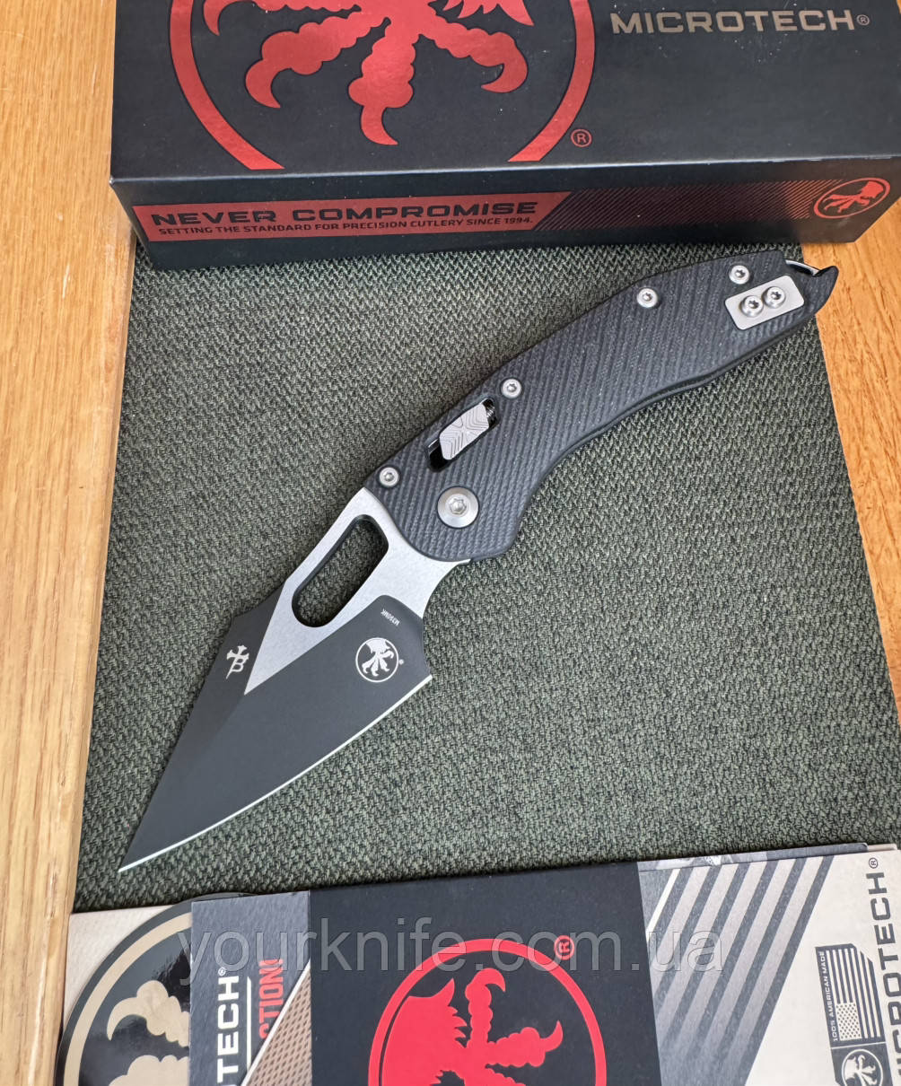 Ніж складний Microtech Stitch Borka G10 169RL-1 FLGTBK, фото 1