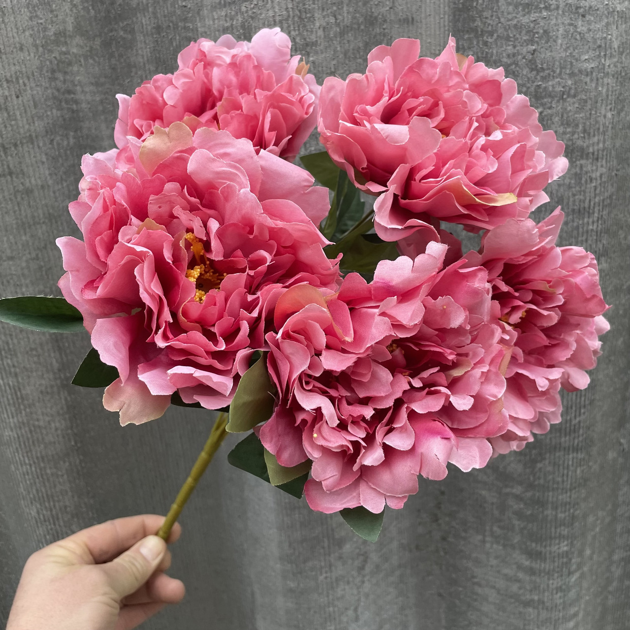 Штучні квіти букет півоній 40 см, фото 1