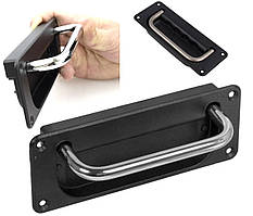 Врізна металева відкидна ручка на пружині