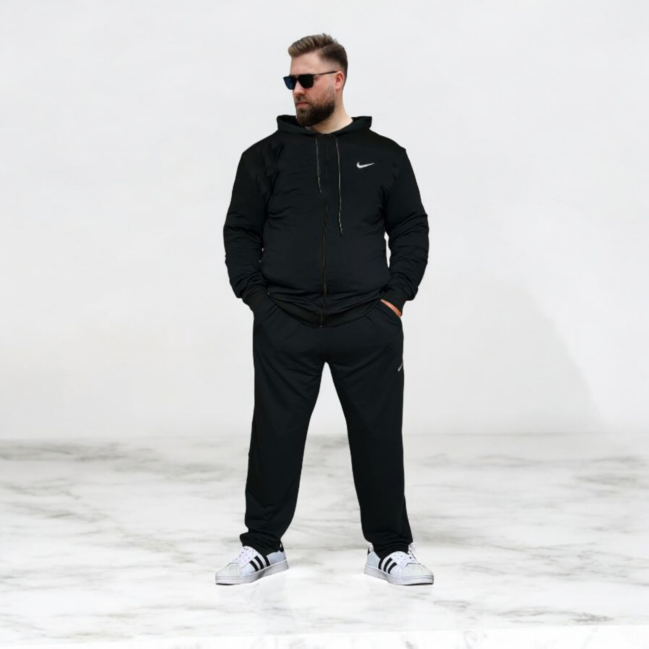 Спортивний костюм чоловічий Nike весна-осінь великого розміру 56, 58, 60, 62, 64
