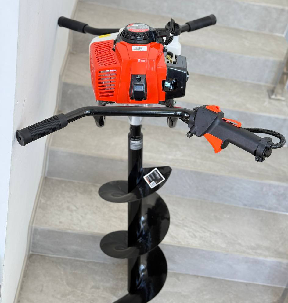 Мотобур бензиновий 63.3 см3 2800 Вт Sturmax EAM 1564 + Шнек 200 мм.