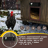 Автоматичні двері для курника, Chicken House Door, 35x24 см., фото 5