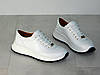 Кросівки шкіряні жіночі білі, фото 3