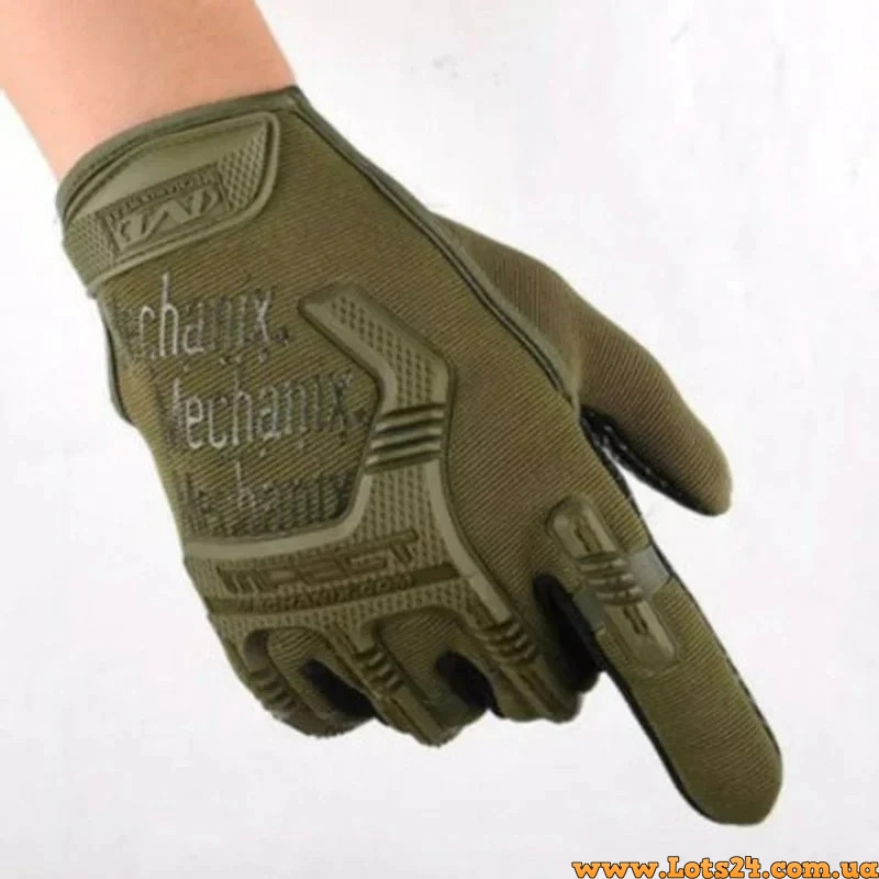 Рукавички тактичні Mechanix M-PACT Gloves для військових мисливців рибалок туристів велосипедистів страйкболістів Олива, фото 1