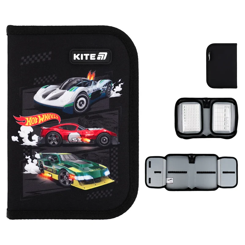 Пенал Kite 1відділеня 2відвороти без наповнення Kite HW HW25-622-1, фото 1