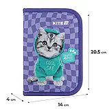Пенал Kite 1відділеня 2відвороти без наповнення Kite SP SP25-622-2, фото 4
