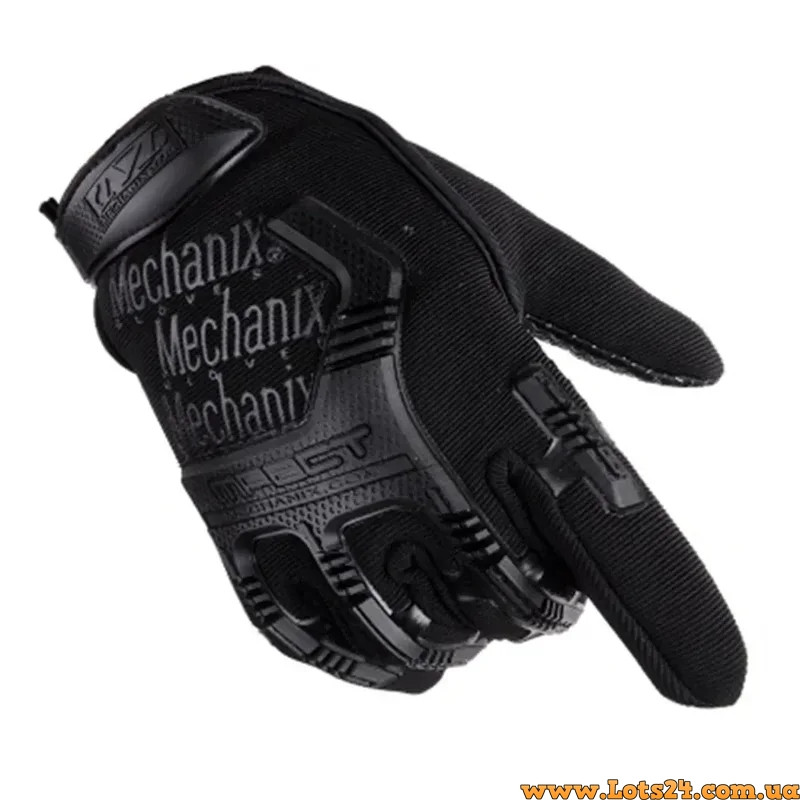 Рукавички тактичні Mechanix M-PACT Gloves для військових мисливців рибалок туристів велосипедистів страйкболістів Чорні