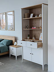 Дерев'яний стелаж "Хюгге" в спальню Blum