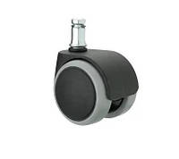 Колеса для крісла поворотного, комплект роликів 5шт з м'яким покриттям