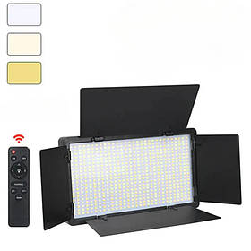 Професійне відеосвітло для фото та відео зйомки LED LIGHT RL-900 з пультом ДУ 35 Вт