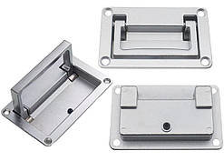 Відкидна металева ручка врівень з поверхнею