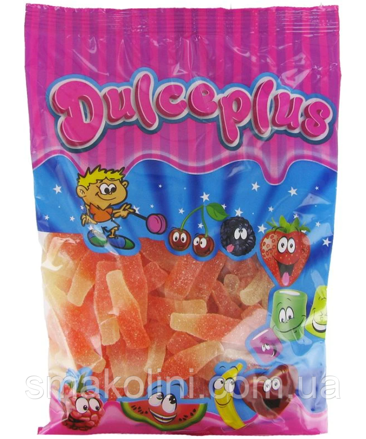 Пляшка Оранж в цукрі – желейні цукерки Dulce Plus Іспанія 1 кг