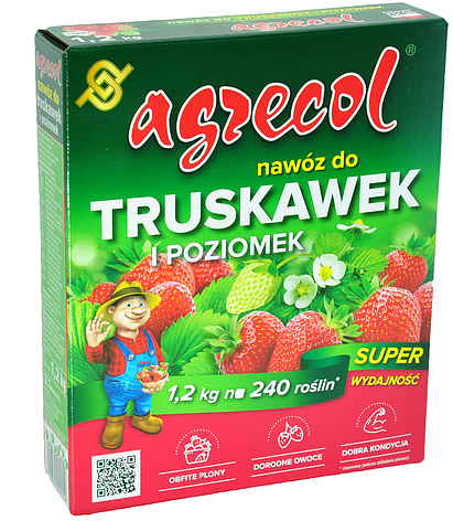 Добриво для полуниці та суниці Agrecol 1,2 кг, фото 1