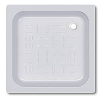 Піддон душовий сталевий 90х90 см BLB квадратний емальований білий