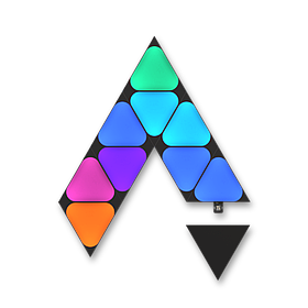 Додаткові панелі Nanoleaf Shapes Ultra Black Mini Triangles Expansion Pack, Apple Homekit - 10 шт.