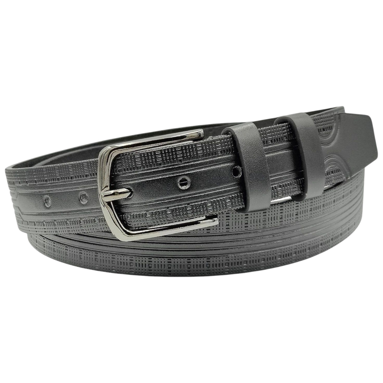 Ремінь чоловічий брючний зі шкірозамінника Coliberi. Арт. RMZ0046-35