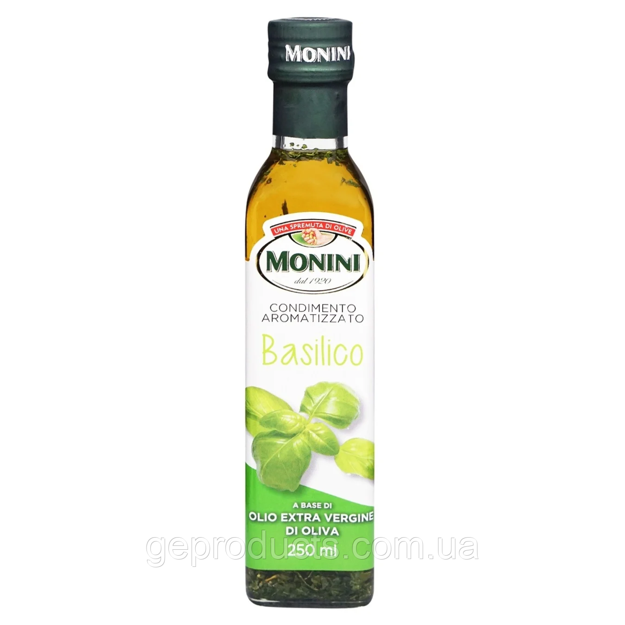 Олія оливкова Monini з базиліком Extra Virgin 250мл