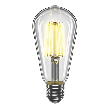 LED ЛАМПА VELMAX V-FILAMENT-ST64, 8W, E27, 4100K, 800LM, фото 1