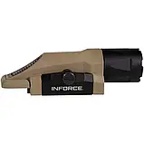 Ліхтар збройовий InForce WML Gen3 WeaponLight, Світло: Біле, 450 lumens, Колір: DE, IF71011DE, фото 4