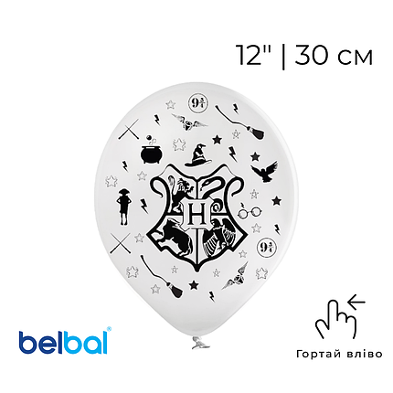 Принт 115 BELBAL-ББ 12" Гаррі Поттер - на білому, фото 1