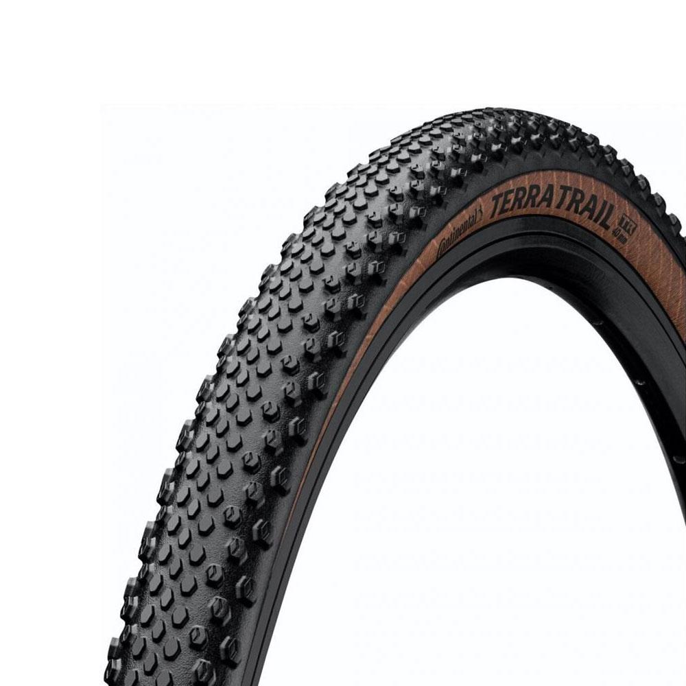 Покришка безкамерна Cotinental Terra Trail ShieldWall 28" he 700 x 35C select 28 x 1.35 чорна/кремова, складна (AS)