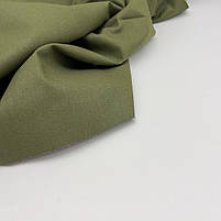 Турецька бавовняна тканина ранфорс зелений ліс No90 240 см, фото 2