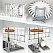 Органайзер-сушилка для посуды TVT-11 Folding Cutlery Drain Rack, фото 7