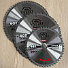 Пильний диск по дереву  D210 d30/25.4 z40  1,2/1,8 мм Vatzo напаяний  твердим сплавом ВК, фото 5