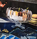 Цукерниця на ніжці скляна 19 см Yujing 7781, фото 2