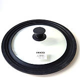 Універсальна скляна кришка 24/26/28см Frico FRU-1003, фото 4