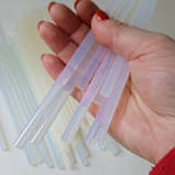 Стержень клейовий 7 мм прозорий | стрижні до клейового пістолета |, фото 2