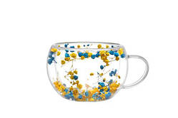 Набір чашок з подвійними стінками Vittora Народна Берегиня VT-5313-270, 270 мл, 2 шт