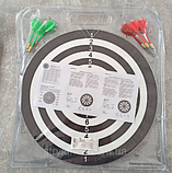 Дартс класичний, двухсторонній 36 см, 6 дротиків, фото 4