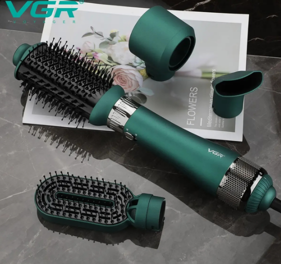 Фен-щітка VGR V-493, мультистайлер, повітряний браш 2 режими нагрівання, фото 1