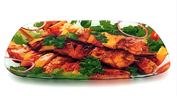 Скляне блюдо прямокутне Lumines 29.5*21см