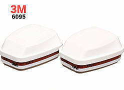 Фільтр 3M 6095 A2P3R ОРИГІНАЛ захист від органічних парів, аерозолів та твердих частинок