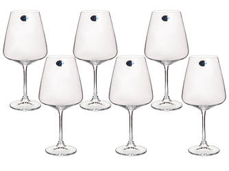 Набір келихів для вина corvus 570 мл 6 шт