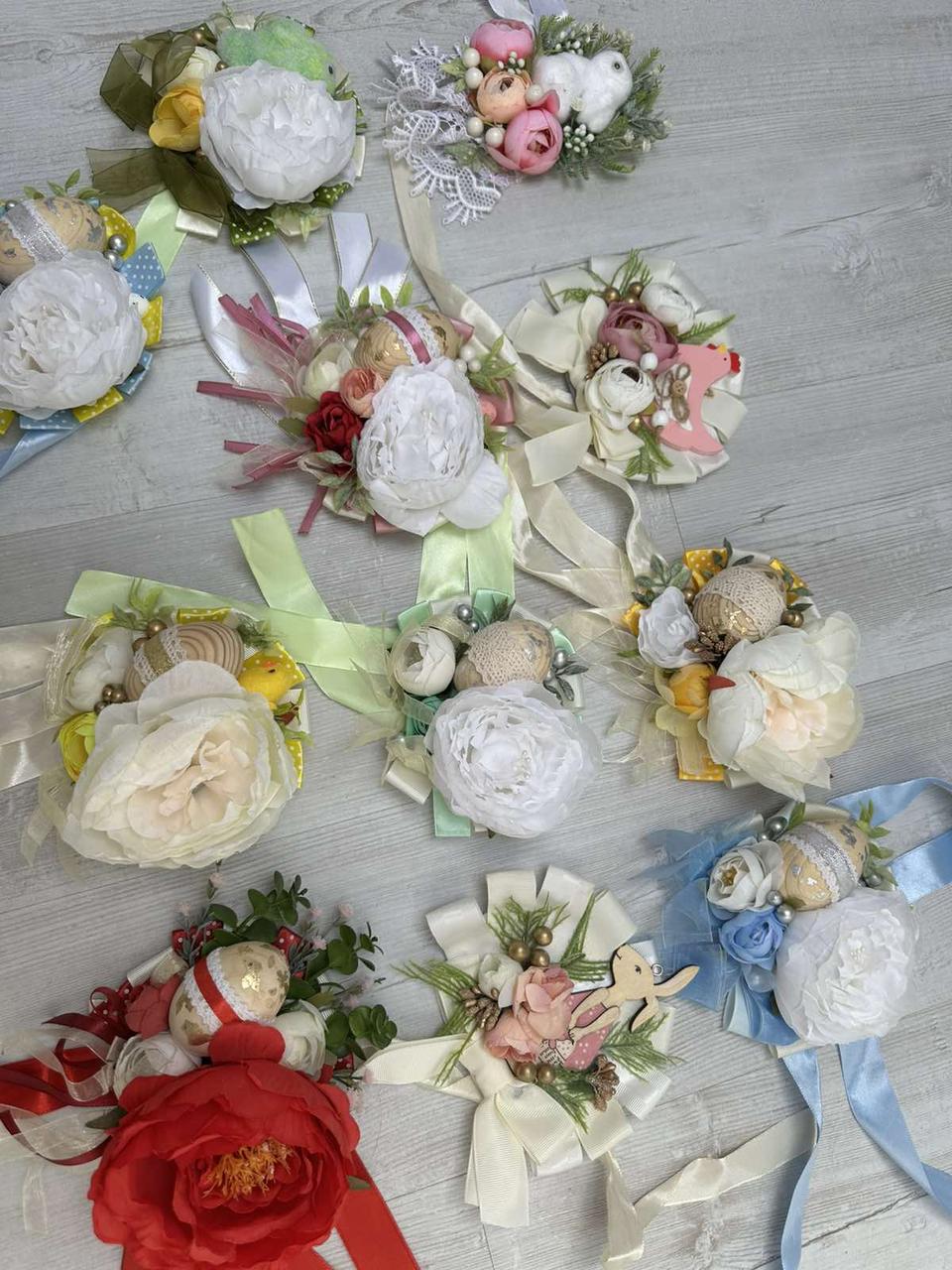 Прикраса на Великодній кошик | Декор на Пасхальну козину | Пасхальний декор | Великодный декор на кошик, фото 1