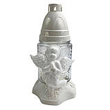 Лампадка велика "Білий ангел" 20 см, фото 2