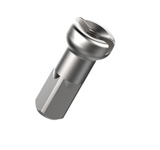 Спицний ніпель 14мм Pillar PB14 14G Латунний Срібний Art NIP-51-17